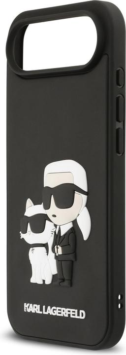 Image du produit Karl Lagerfeld Back panel cover Apple iPhone Air 3D Rubber Karl and Choupette Case Black (Apple iPhone Air)