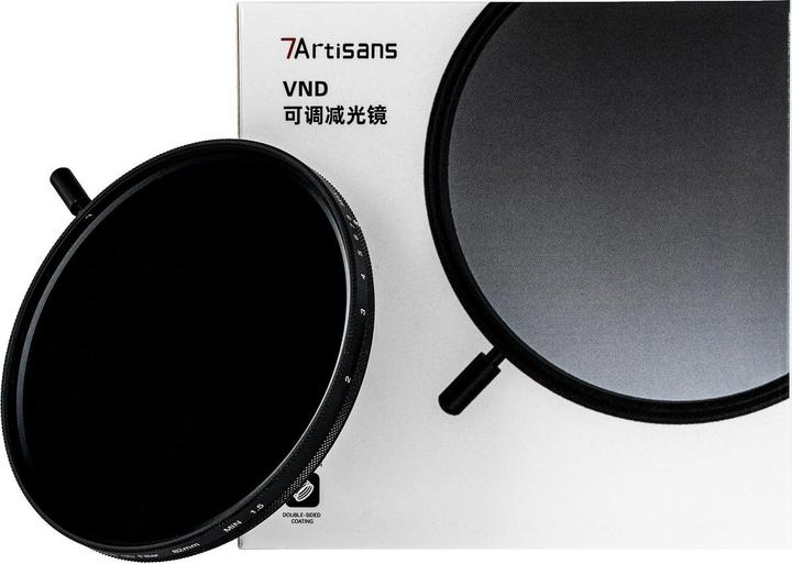 Immagine prodotto 7artisans Filtro obiettivo 1/8 Nero Nebbia - 62 mm (62 mm, Filtro nebbia nero)