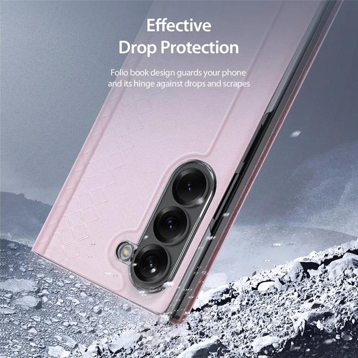 Image du produit Dux Ducis Samsung Galaxy Z Fold 7 - Ducis Bril Series mit Stifthalter, pink (Samsung Galaxy Z Fold7)