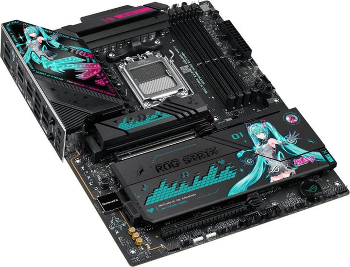 Productafbeelding ASUS ROG STRIX X870E-H GAMING MIKU WIFI7 (ATX, X870E, AM5, DDR5) - Hatsune Miku Edition (AM5, AMD X870E, ATX)