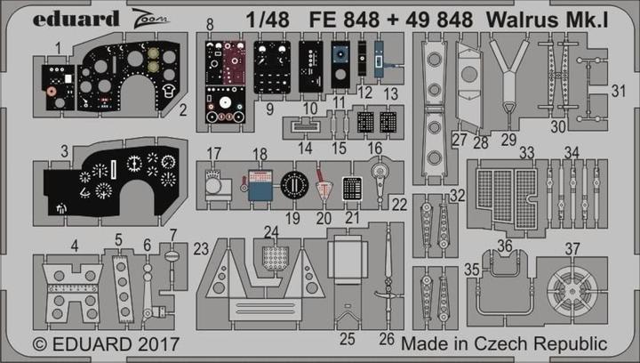 Actual product image Eduard Walrus Mk.I for Airfix
