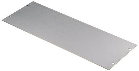 Actual product image RS PRO Natural finish 19in frontpanel,483x177mm