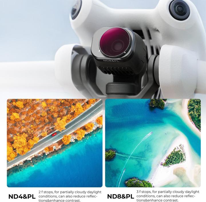 Actual product image K&F Concept 6pcs Filter Kit (Drone filters, DJI Mini 4 Pro)