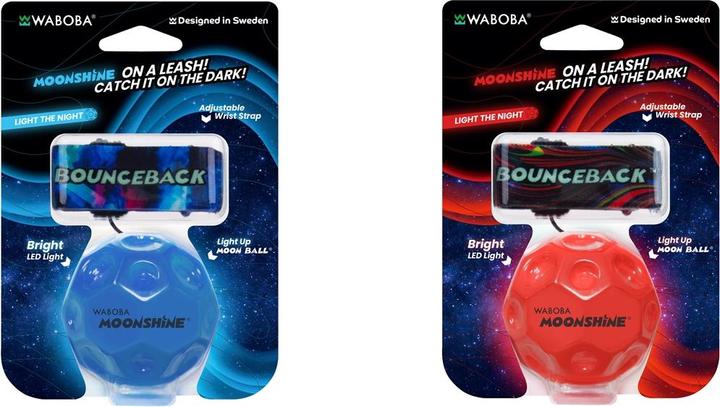 Image du produit Waboba LED Bounceback Throwing Ball on a cord (Product in several colors – random shipment) (1 Joueur)