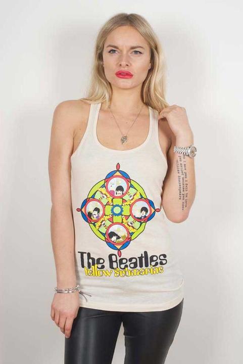 The Beatles Yellow Submarine & Portholes Vest (Girlie)