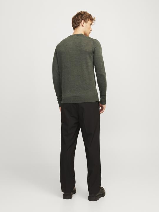 Produktbild Jack & Jones Einfarbig Strickpullover mit Rundhals Strickpullover mit Rundhals (XS)