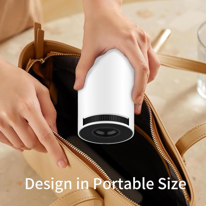 Actual product image Lqwell Mini Beamer mit Android 11 & WiFi 6 (HD, 160 lm)