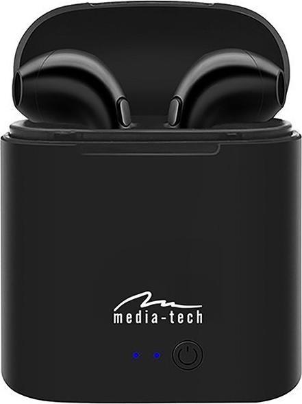 Image du produit Media-Tech MT3589K R-Phones TWS noir (Pas de réduction du bruit, 2 h, Sans fil)
