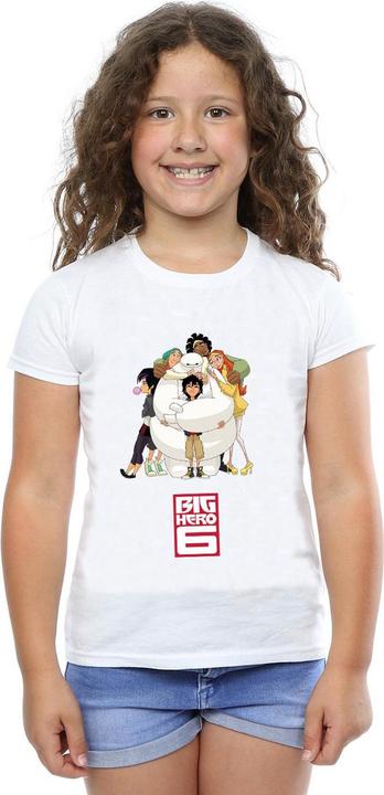 Actual product image Universal Textiles Girls Baymax Hug Cotton T-Shirt (128)
