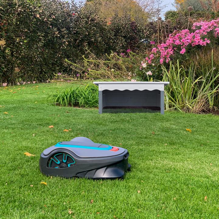 Image du produit Relaxdays Garage pour robot de tonte (Tondeuse automatique, Garage pour tondeuse robot)