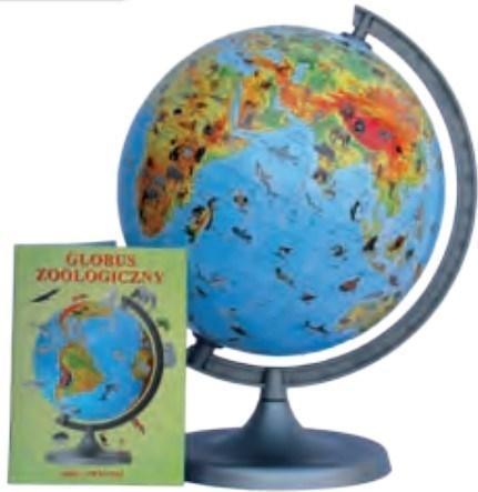 Productafbeelding Zachem Zoölogische wereldbol 220 met beschrijving (22 cm)