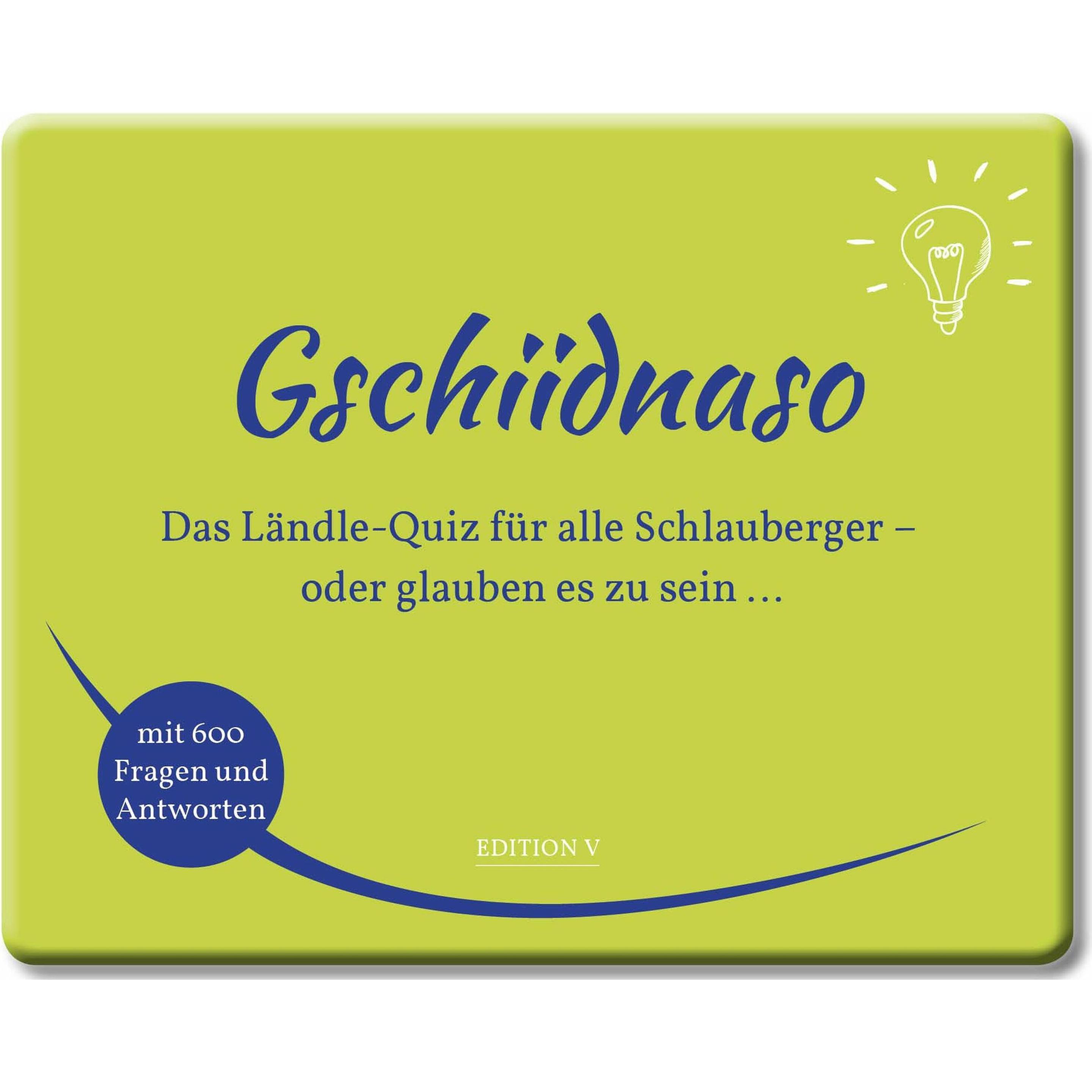 Edition V Gschiidnaso (Deutsch) (42390031)