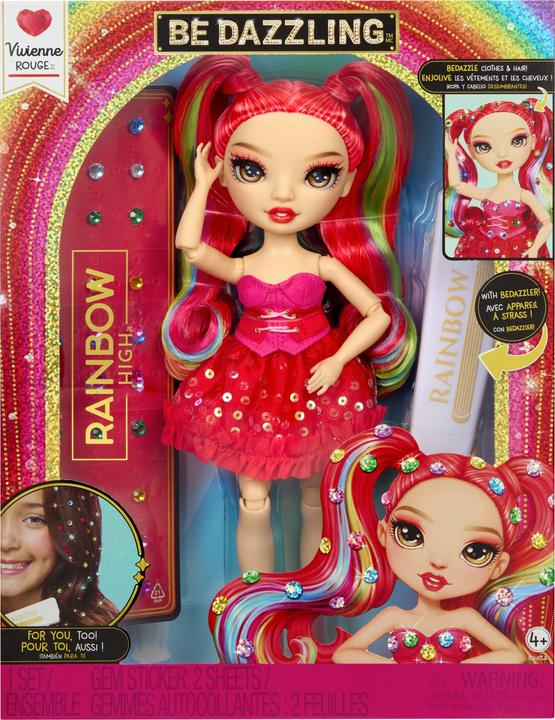 Actual product image Rainbow High - Be Dazzling Fashion Dolls - Red - Vivienne Rouge (597803)