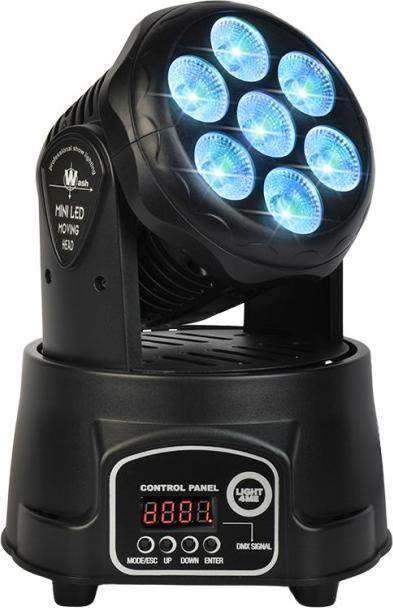 No Name LIGHT4ME COMPACT PMH Tête de lavage à LED 7x8W