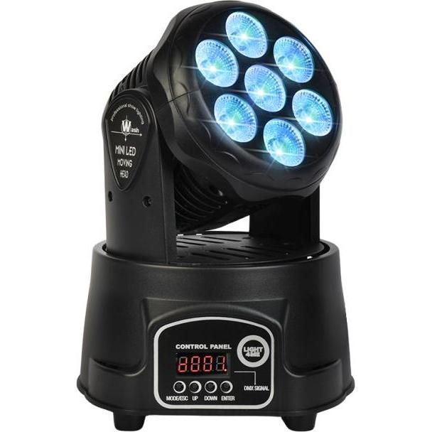 No Name LIGHT4ME COMPACT PMH 7x8W LED-Waschkopf, Moving Head