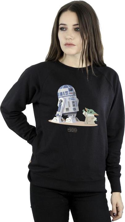 Produktbild Star Wars The Mandalorian R2D2 And Grogu Sweatshirt (XXL)