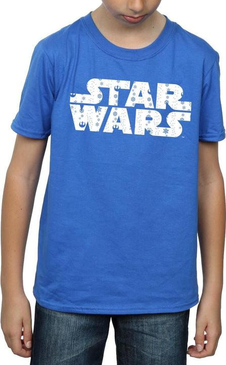 Immagine prodotto Star Wars Christmas Logo Maglietta Ragazzi (140, 146)