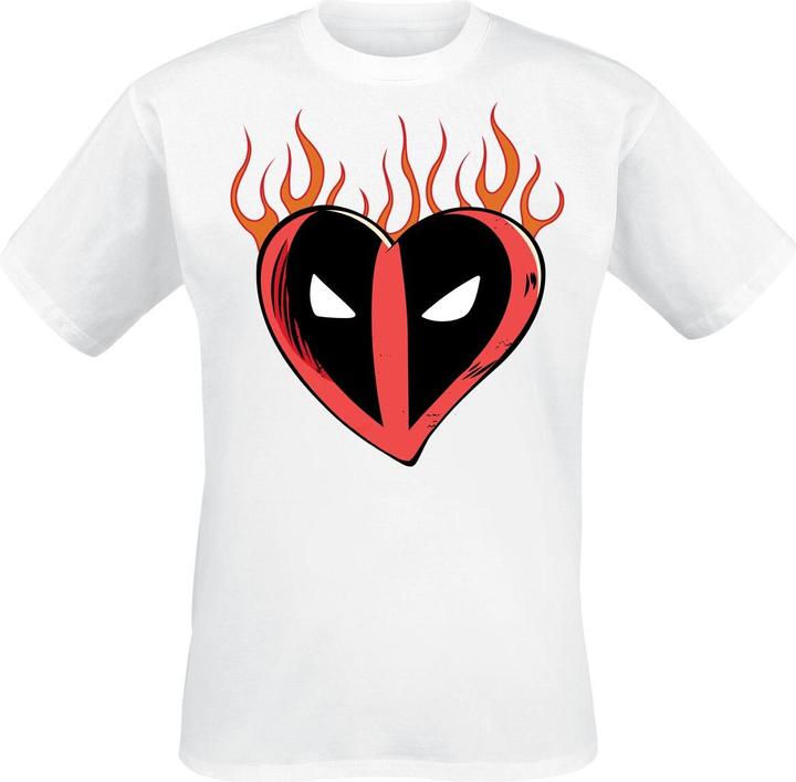 Produktbild Deadpool Flaming Heart Logo (S)