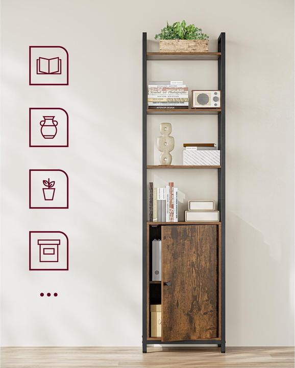 Image du produit Vasagle Regal mit 4 Ablagen (40 x 24 x 159,5 cm)