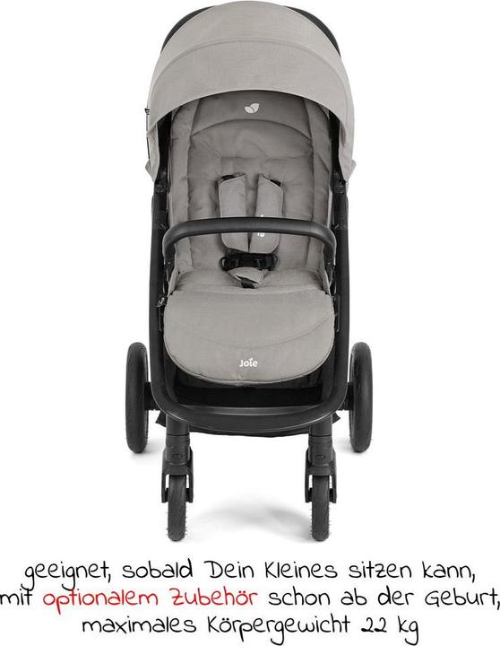 Image du produit Joie Litetrax Pro Air avec habillage pluie Pebble