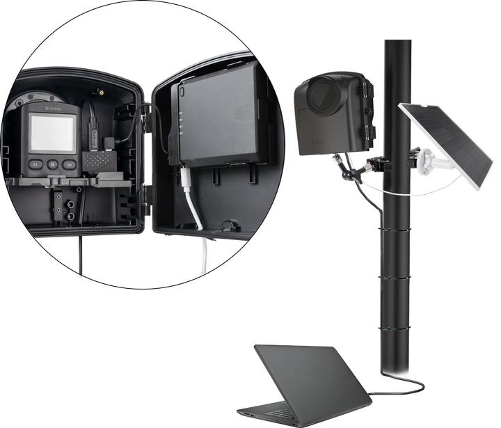 Productafbeelding Brinno ASP1000-P Zonne-energieset (10 W, 0.66 kg)