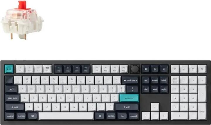 Produktbild Keychron Q6 Max QMK/VIA Wireless Custom Mechanical Keyboard,Fully Assembled Knob,Carbon Black, Gate (Kabellos)