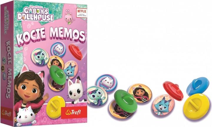 Actual product image Trefl Game Cat Memos Gabi's cat house