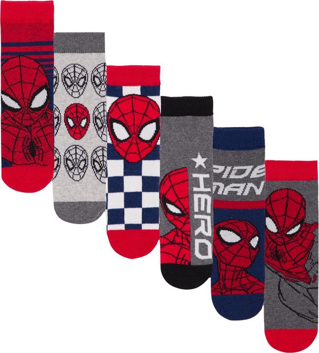 Produktbild Spiderman Socken Jungen (6erPack) (6er Pack, 32 - 34)