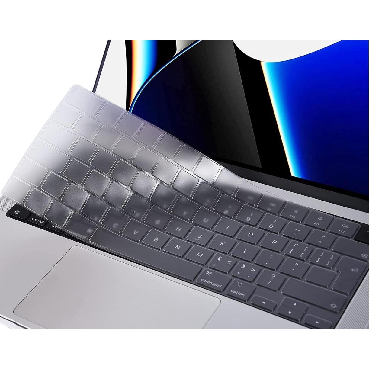 Screenguard Tastaturschutz für Apple MacBook Air 15" M2, M3 (2023-2024) A2941, A3114 ISO Format, Maus + Tastatur Zubehör...