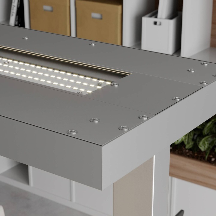 Produktbild Arcchio Logan Stehleuchte Up/Down Silver/White (6000 lm)