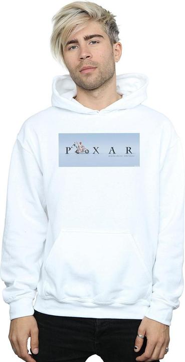 Actual product image Disney Mens Toy Story 4 Duke Caboom Pixar Studios Logo Hoodie (S)