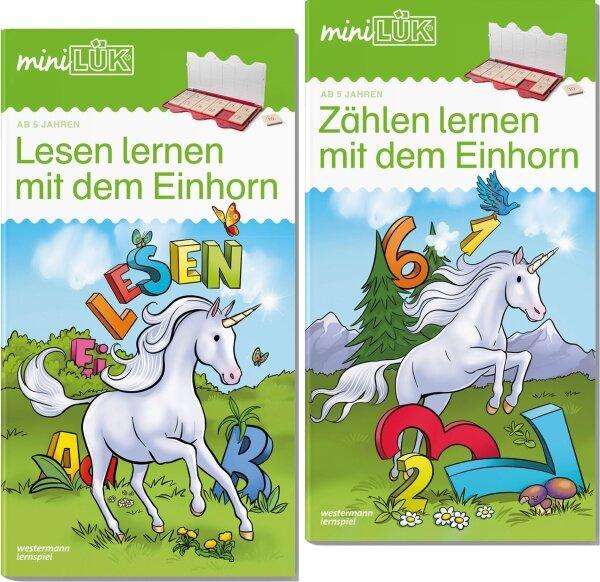 Actual product image Mini LÜK Zählen und Lesen lernen mit dem Einhorn (German, 2018)