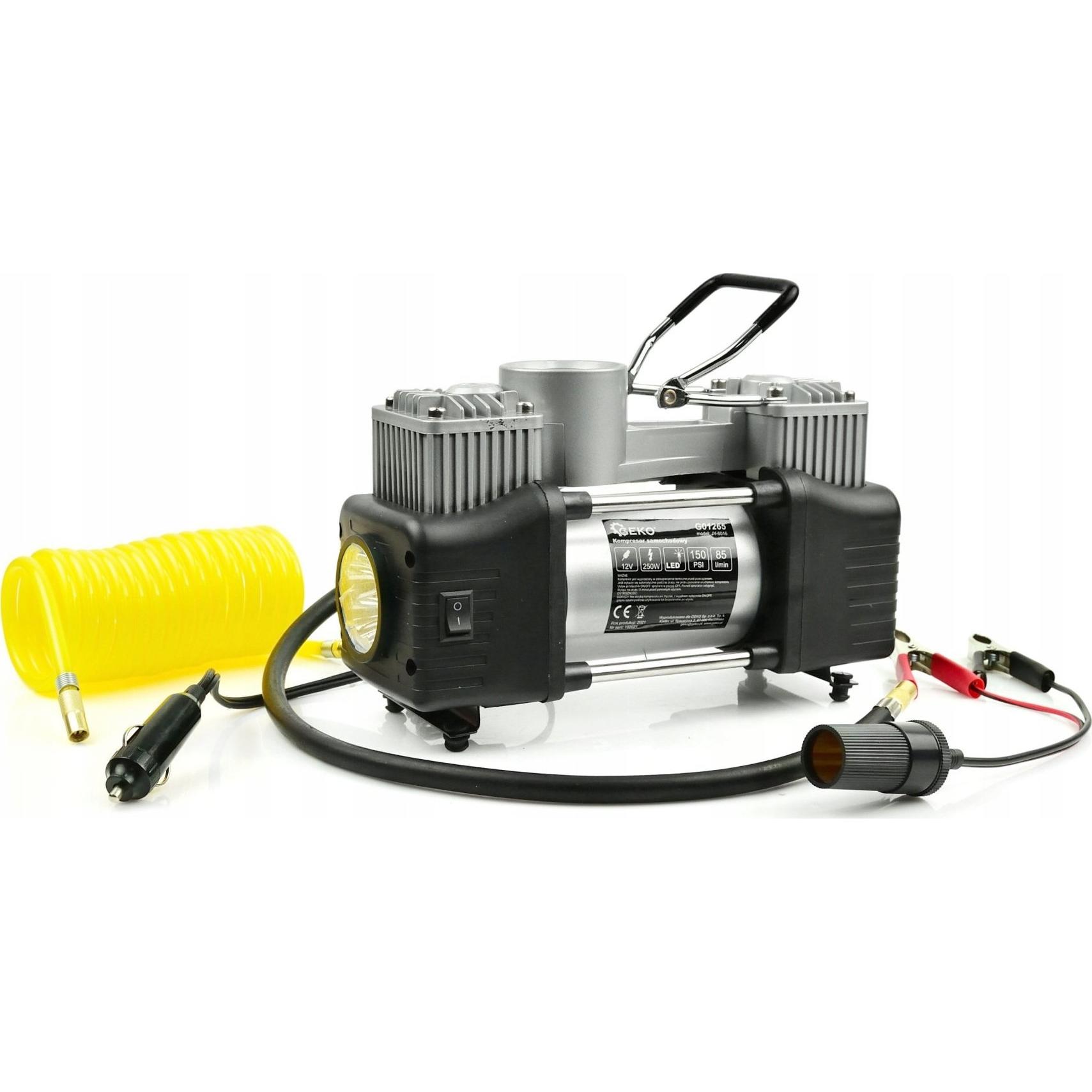 GEKO, Compressore, COMPRESSORE PER AUTO 12V 250W