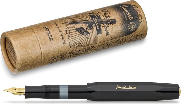 Immagine prodotto Kaweco Stilografica Piston Sport Classic Nero M (Nero, 1x)