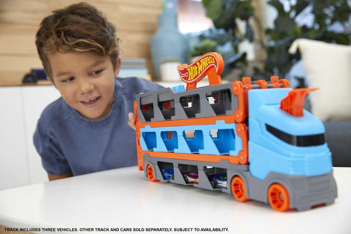Immagine prodotto Hot Wheels 2-in-1 Rennbahn-Transporter