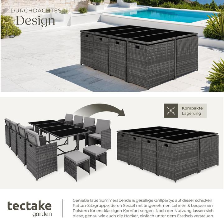 Produktbild tectake Rattan Sitzgruppe Palma
