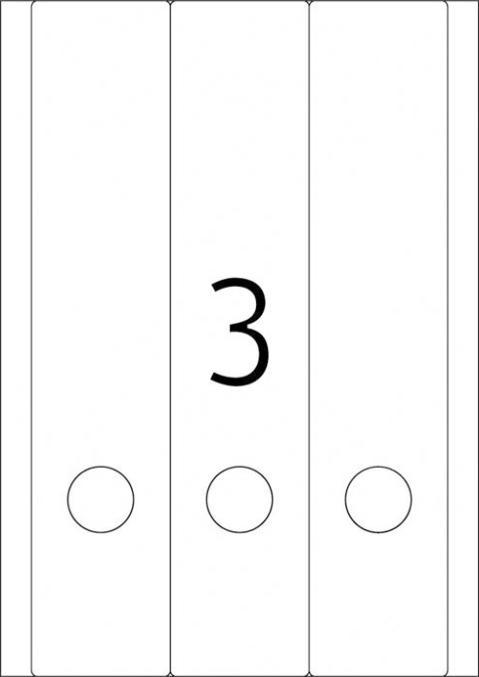 Produktbild HERMA Ordneretiketten A4