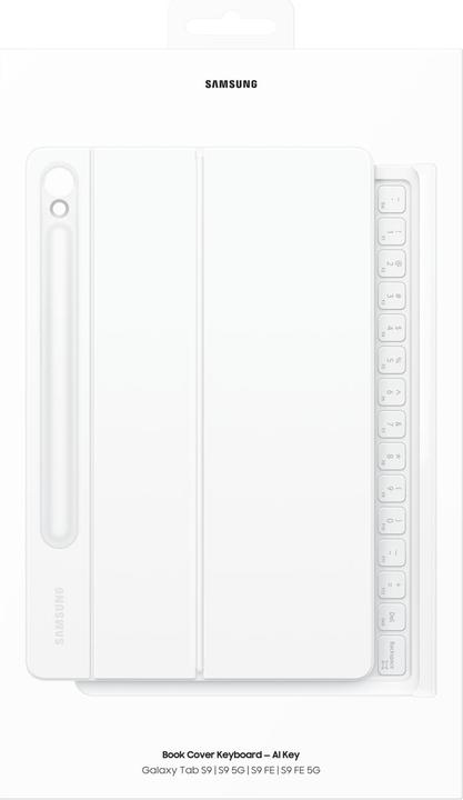 Samsung Book Cover Keyboard (DE, Galaxy Tab S9, Galaxy Tab S9 FE)