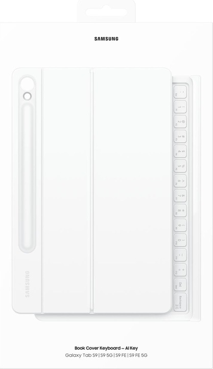 Produktbild Samsung Book Cover Keyboard (DE, Galaxy Tab S9, Galaxy Tab S9 FE)