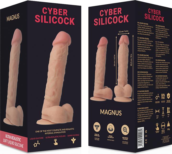 Produktbild Cyber Silicock Magnus Realistico Silicona Liquida 20.5cm