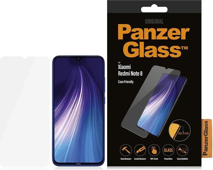 Actual product image PanzerGlass Case Friendly (1 Piece, Xiaomi Redmi Note 8)