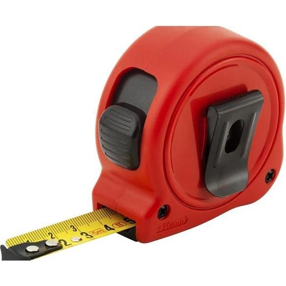 Thumbnail - Sola Messwerkzeuge, Längenmesswerkzeug, Bandmass - COMPACT - 8m / 25mm - Taschenbandmass mit Gürtelclip - Stahlband, gel...