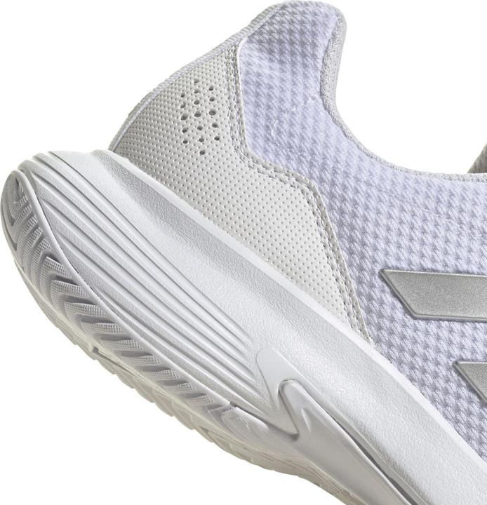 Productafbeelding Adidas Gamecourt 2.0 Ac Wit/Zilver Vrouw (38 2/3)