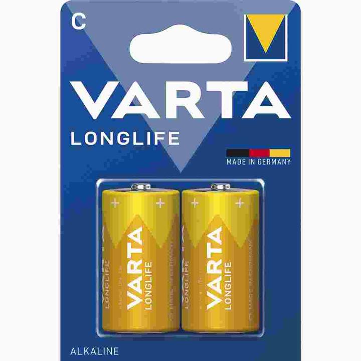 Produktbild Varta VAR Longlife C 2er Blister (2 Stk., C, R14, 7600 mAh)