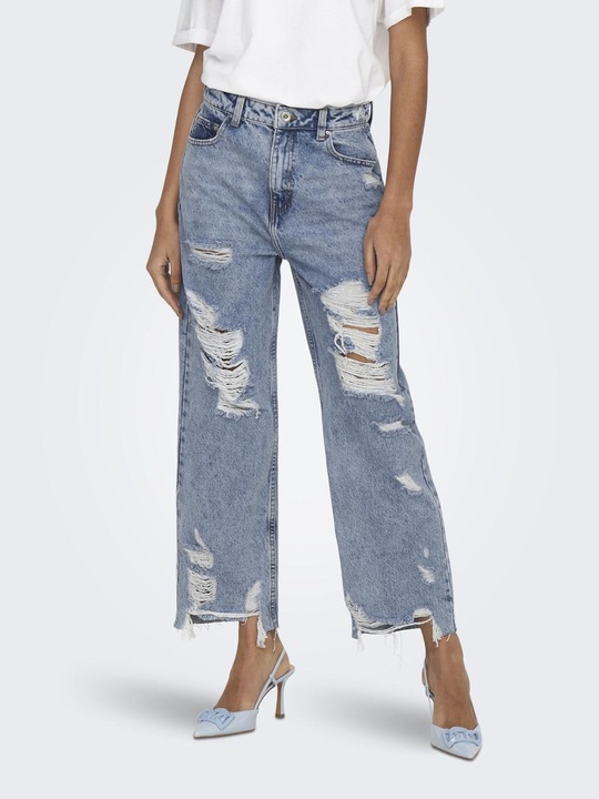 Produktbild Only ONLDad High Waist Destroyed Flared Jeans (W27/L34)