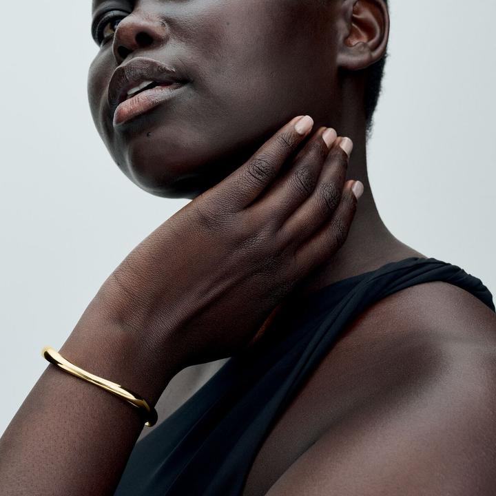 Produktbild Pandora Organisch Geformter Offener Armreif (Metall, Vergoldet)