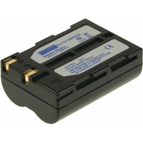 Thumbnail - 2-Power Digital Camera Battery 7.4V 1600mAh (Akku), Kamera Stromversorgung, Schwarz