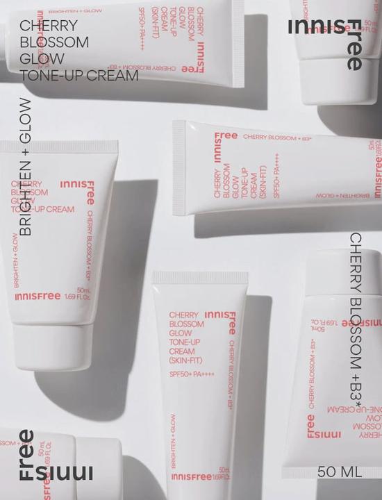 Immagine prodotto Innisfree - Crema tonificante Cherry Blossom Glow 50mL (50 ml, Crema 24h)