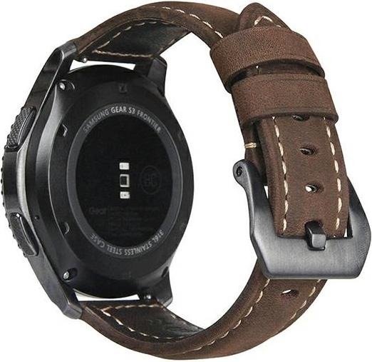 Actual product image Beline Samsung Galaxy Gear S3/Active/Watch 3/Huawei Watch GT/GT2/GT2 Pro Smart Watch Strap, 22mm (22 mm, Organic leather, Huawei Watch GT, Huawei Watch GT 2 Pro)