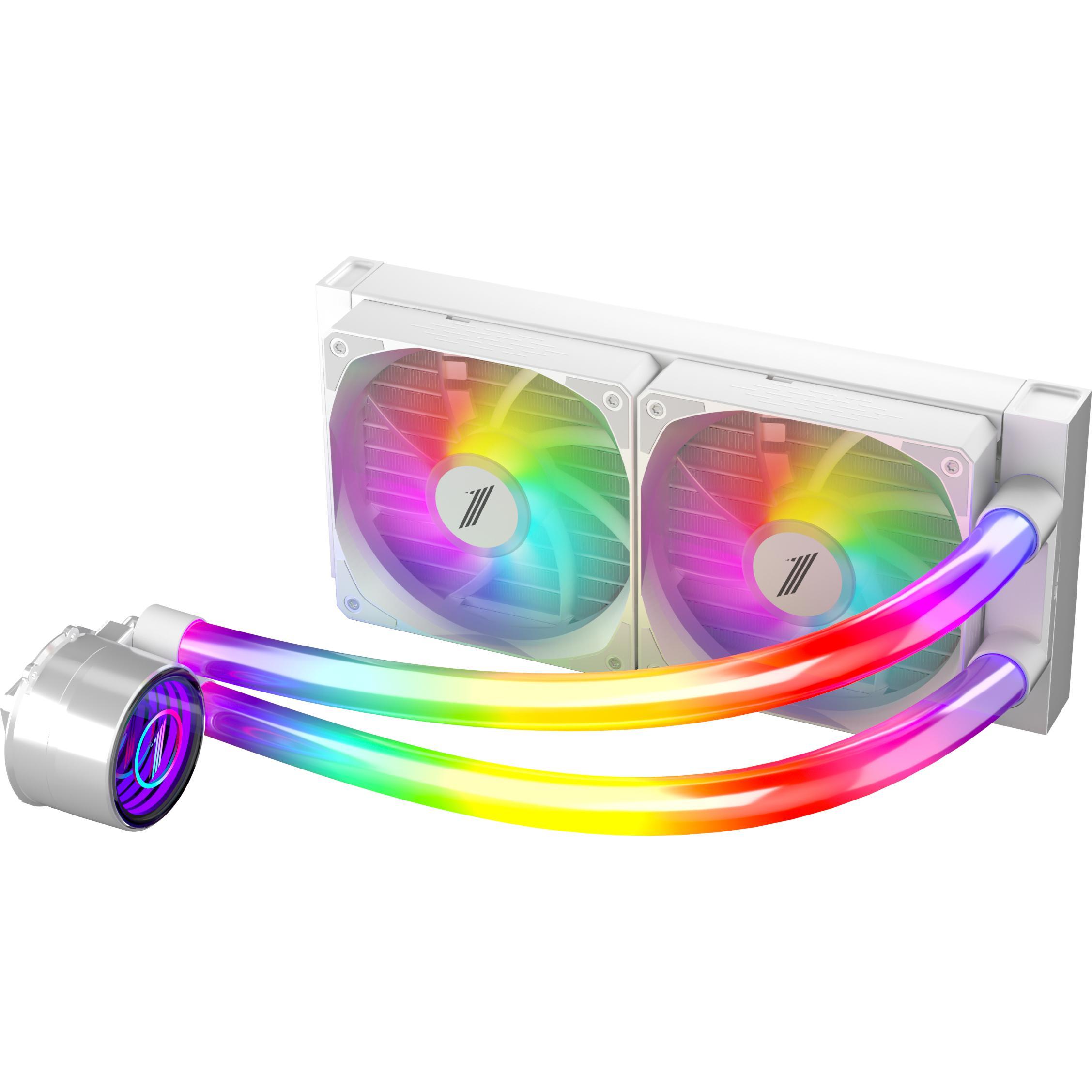 1stplayer MT(IS)-240-WH, Raffreddamento ad acqua CPU, Bianco